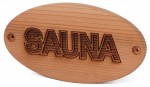 Табличка для бани и сауны SAWO *Sauna* из кедра