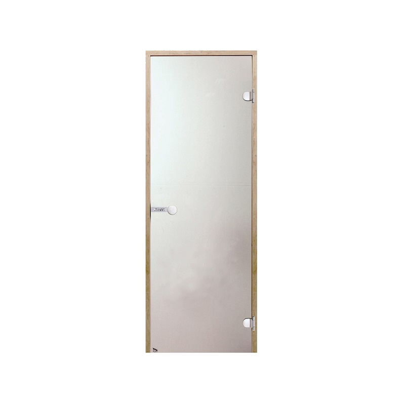 Дверь Harvia STG 8х21 для бани и сауны  сатин - ольха (80х210)