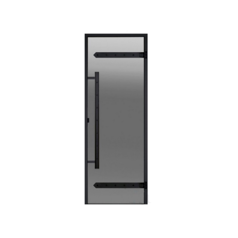 Дверь Harvia Legend STG 7х19 для бани и сауны  стекло сатин - сосна (70х190)