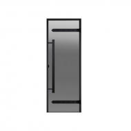 Дверь Harvia Legend STG 8х19 для бани и сауны  стекло сатин - сосна (80х190)